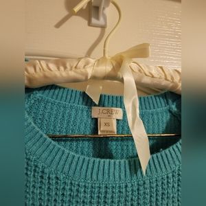 J.Crew teal sweater in size XS
